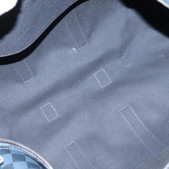 LOUIS VUITTON Damier Cobalt Keepall A Do Boston Bag 3way N23361 LV Auth 73350S - Picture 12 of 16